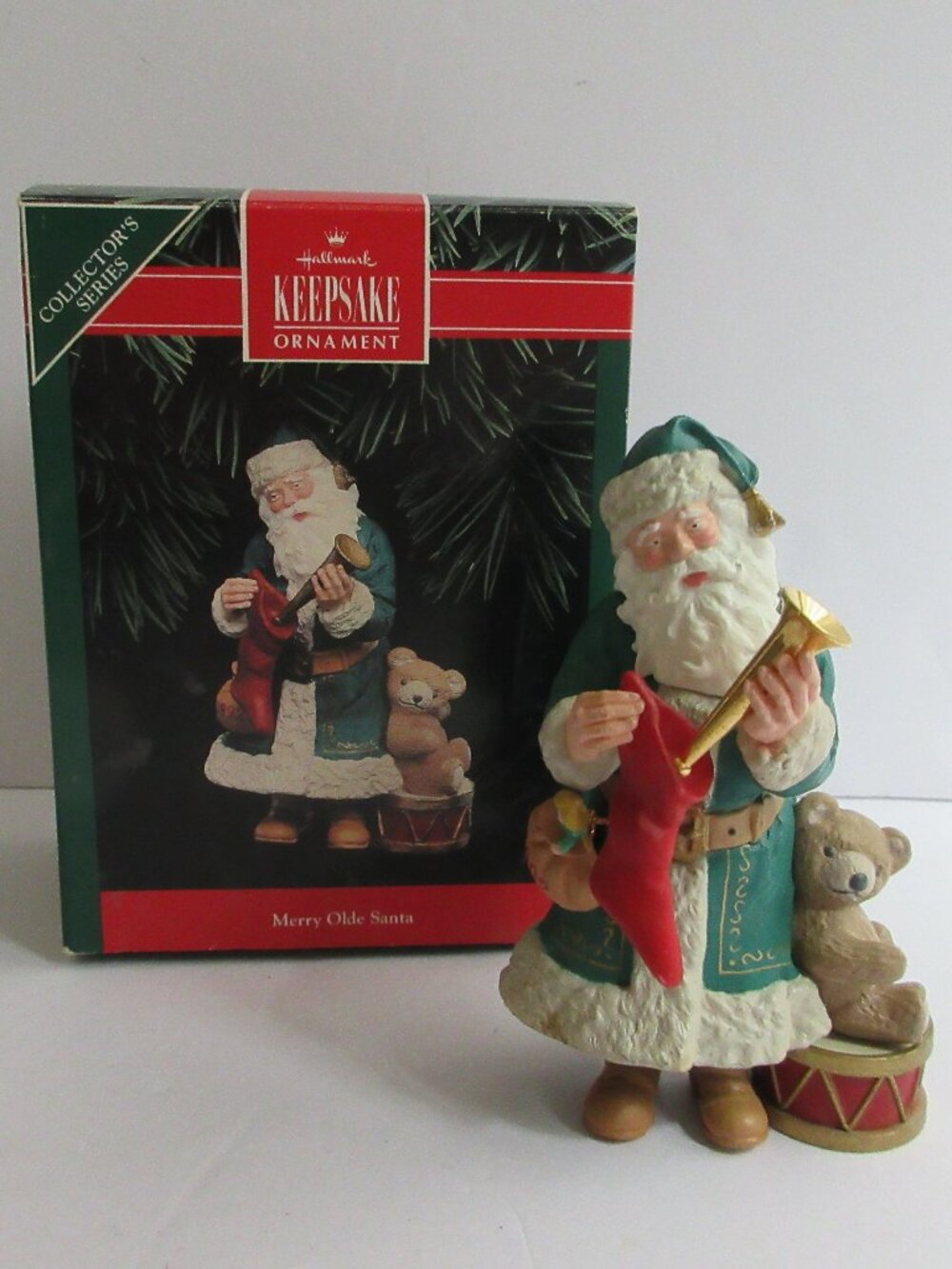 Hallmark Keepsake Ornament Merry Olde Santa Christmas 1992 #3 In Series NEW NIB